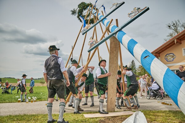 01.05.2023 - Maibaumaufstellen Laufen 2023