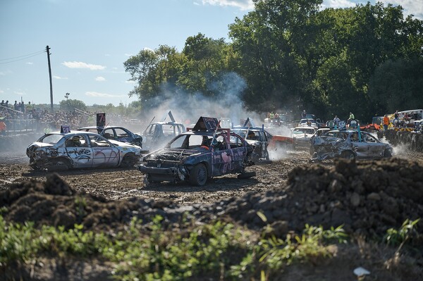 12.08.2023 - Demolition Derby at Goodhue County Fair