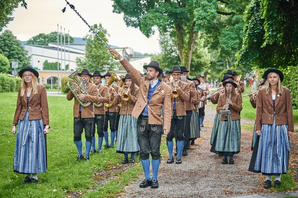 31.07.2025 - Musikkapelle St. Pantaleon im Stadtpark bei den Sommernachtskonzerten